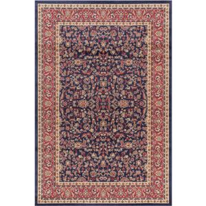 Concord Global Rugs-Jewel-Kashan Navy , Navy