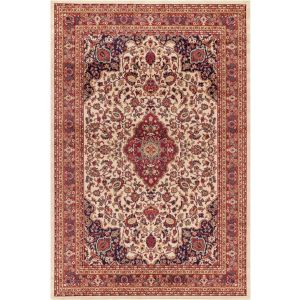 Concord Global Rugs-Jewel-Heriz Ivory , Ivory