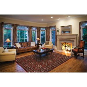 Couristan Rugs OLD WORLD CLASSIC ROYAL AFGHAN 43725430 ANTIQUE RED
