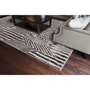 Concord Global Rugs-Lara-Dancing Stripes Ivory , Ivory