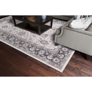 Concord Global Rugs-Lara-Vase Ivory-Grey , Ivory-Grey