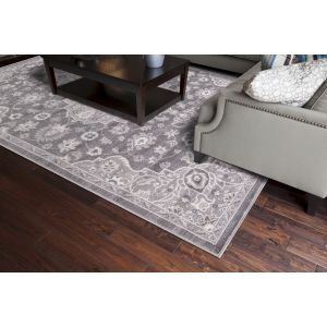 Concord Global Rugs-Lara-Center Medallion Grey , Grey
