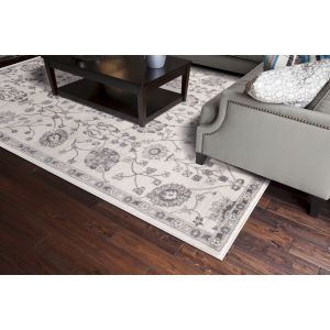 Concord Global Rugs-Lara-Open Vase Ivory ,  Ivory