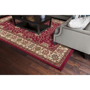 Concord Global Rugs-Jewel-Voysey Red , Red
