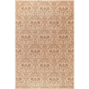 Concord Global Rugs-Jewel-Damask Ivory , Ivory