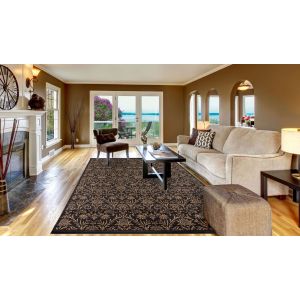 Concord Global Rugs-Jewel-4943 BLACK , BLACK