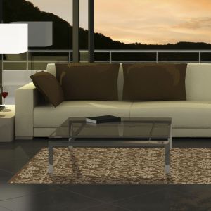 Concord Global Rugs-Jewel-Damask Brown , Brown