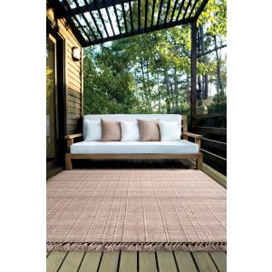 Couristan Rugs ASCOT WINDOWPANE 54152002 ROSE