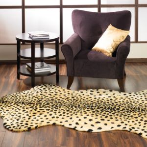 Walk on Me Rugs Faux Fur Rug 171 Cheetah