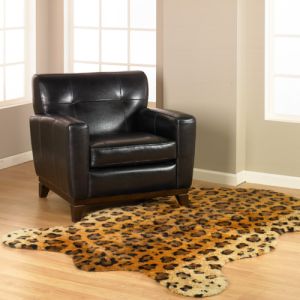Walk on Me Rugs Faux Fur Rug 191 Leopard
