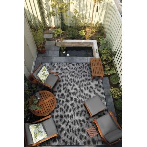 Couristan Rugs DOLCE LYNX 57562002 IVORY/CHARCOAL
