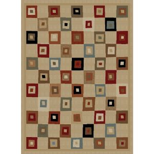 Concord Global Rugs-Soho-Village Square Ivory , Ivory