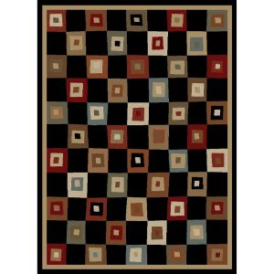Concord Global Rugs-Soho-Village Square Black , Black