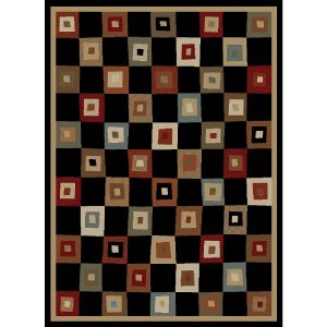 Concord Global Rugs-Soho-Village Square Black , Black