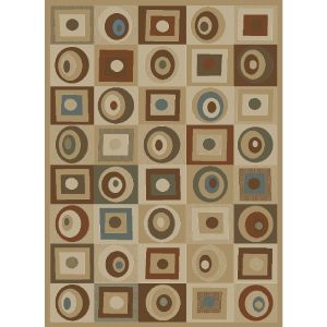Concord Global Rugs-Soho-Round & Squares Tone & Tone , Tone & Tone
