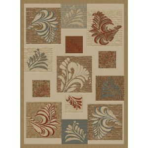 Concord Global Rugs-Soho-Leafs Ivory , Ivory