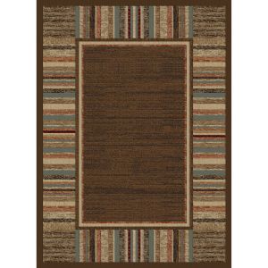 Concord Global Rugs-Soho-Border Brown , Brown