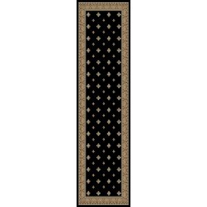 Concord Global Rugs-Ankara-Pin Dot Black , Black