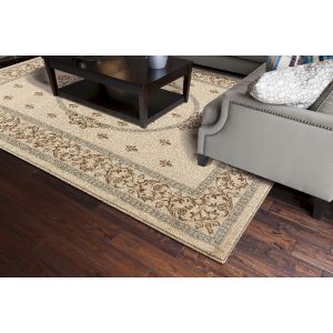 Concord Global Rugs-Jewel-F.Lys Medallion Red , Red