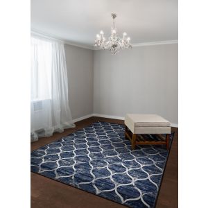 Couristan Rugs EASTON OGEE 63455676 DUSK BLUE