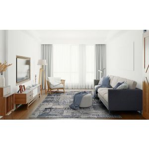 Couristan Rugs EASTON SEISMIC 63536676 IVORY