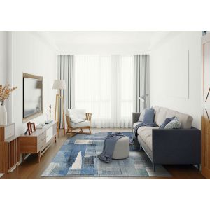 Couristan Rugs EASTON SHADOWS 63895782 BLUE ASH