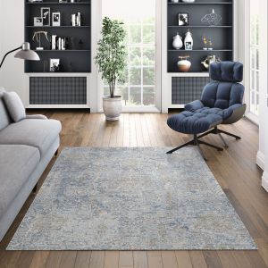 Couristan Rugs COUTURE BORDADO 67956759 LIGHT GREY/MULTI