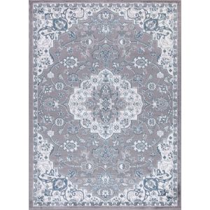 Concord Global Rugs-Madison-Royal Medallion Gray , Gray