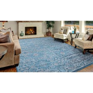Concord Global Rugs-Jefferson Collection-Athens Blue , Blue