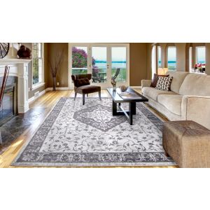 Concord Global Rugs-Jefferson Collection-Pearl Heriz Ivory ,  Ivory