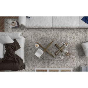 Couristan Rugs JULIET ROSALINE 69273222 FOG GREY