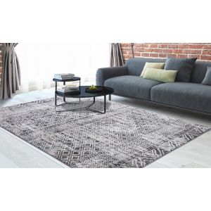 Concord Global Rugs-Vintage Collection-Piazza Gray , Gray