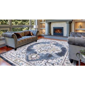 Concord Global Rugs-Vintage Collection-Barclay Navy , Navy