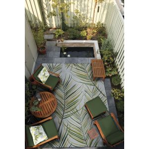 Couristan Rugs DOLCE BAMBOO FOREST 75080020 FROST