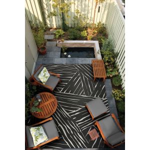  Couristan Rugs DOLCE PARQUET 75152102 CHARCOAL