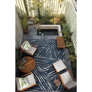  Couristan Rugs DOLCE PARQUET 75155105 INK