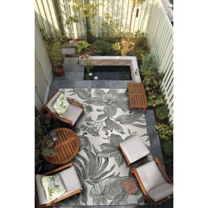 Couristan Rugs DOLCE FLORA 75170001 SNOW