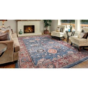 Concord Global Rugs-Pandora Collection-Alexander Blue , Blue