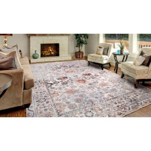 Concord Global Rugs-Pandora Collection-Cassandra Ivory , Ivory