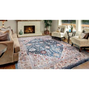 Concord Global Rugs-Pandora Collection-Royalty Blue , Blue