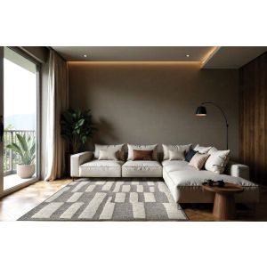 Couristan Rugs LOTUS ENLIGHTMENT 82213123 DRIFTWOOD