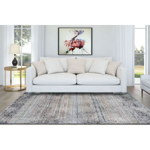 Couristan Rugs LUXOR BAROCCO 82830140 MULTI/ANTIQUE BEIGE PEWTER