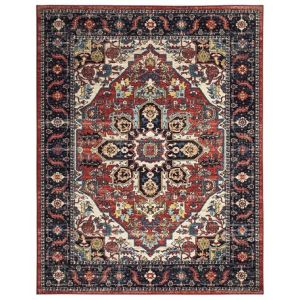 Concord Global Rugs-Eden-9500 RUST , RUST