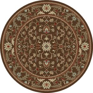 Concord Global Rugs-Chester-Flora Brown , Brown