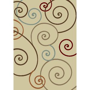 Concord Global Rugs-Chester-Scroll Ivory , Ivory