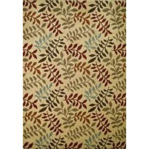 Concord Global Rugs-Chester-Leafs Ivory , Ivory