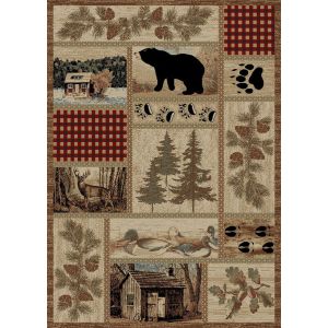 Mayberry Rugs American Destination AD6548 Getaway Trail Multi