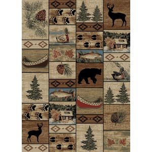 Mayberry Rugs American Destination AD6578 Mountain Solitude Multi