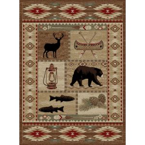 Mayberry Rugs American Destination AD6798 River Camp Multi