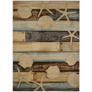 Mayberry Rugs American Destination AD8332 Sea Life Multi